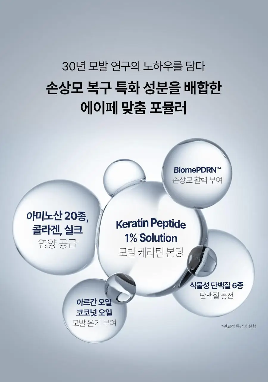 [손상모 2주완성] 에이페 리페어리브인 트리트먼트 150ml 상세페이지 6